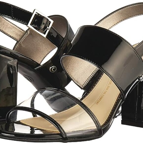 Circus Women Shoes Black Patent Sandals - Picture 4 of 4